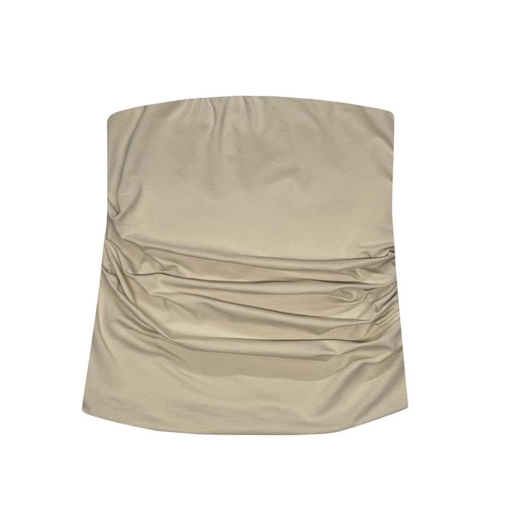 THEORY Women's Draped Tube Strapless Top
